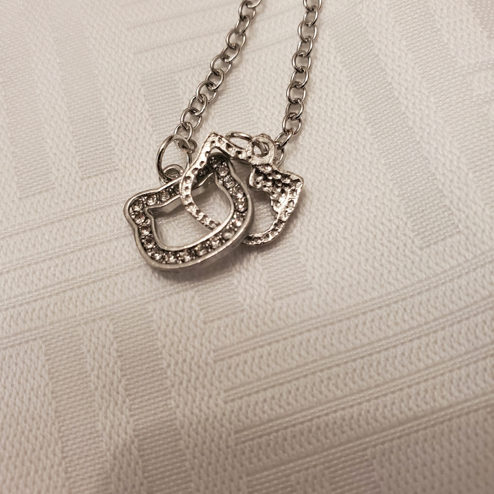 Hello Kitty Necklace silver tone - Picture 4 of 5